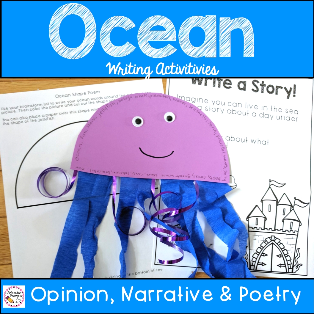 creative writing describing the ocean